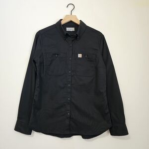 Carhart Rugged Professional Black Canvas Button Down
